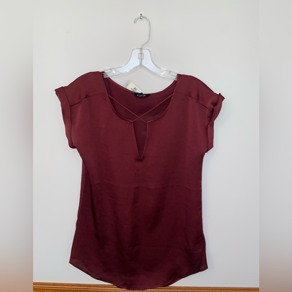 Maroon blouse, Express, size XS